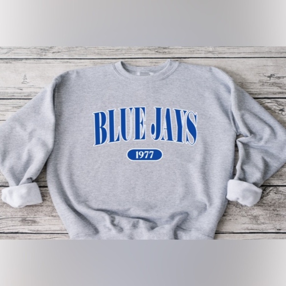 Blue Jays Offset Crewneck